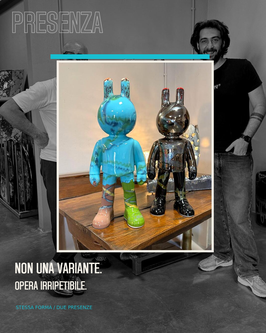 I due GIN* della collaborazione con Domiziani: turchese e nero metallizzato